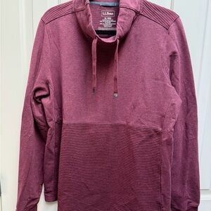 L.L. Bean Cozy Mixed Knit funnel neck